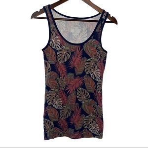 Time and Tru Tropical Tank Top.